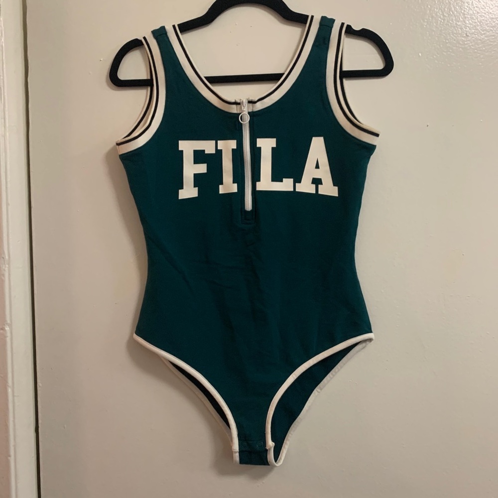 Fila Dark Green Bodysuit